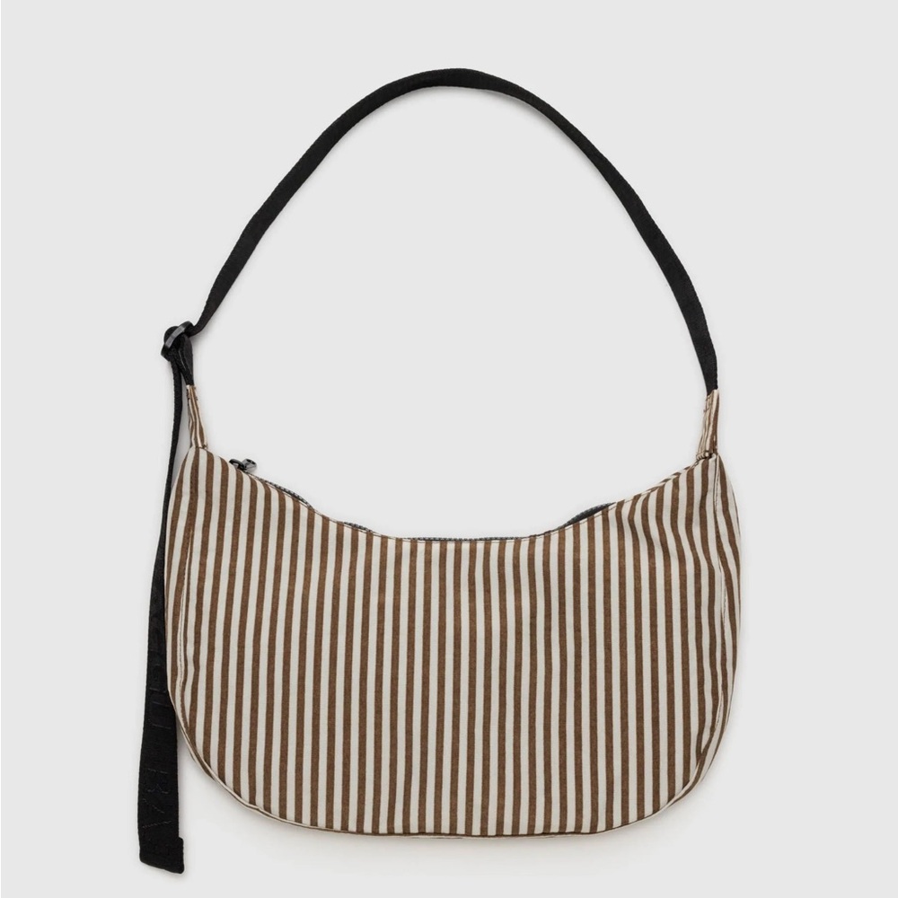 Baggu Striped Brown and White Women's Bag